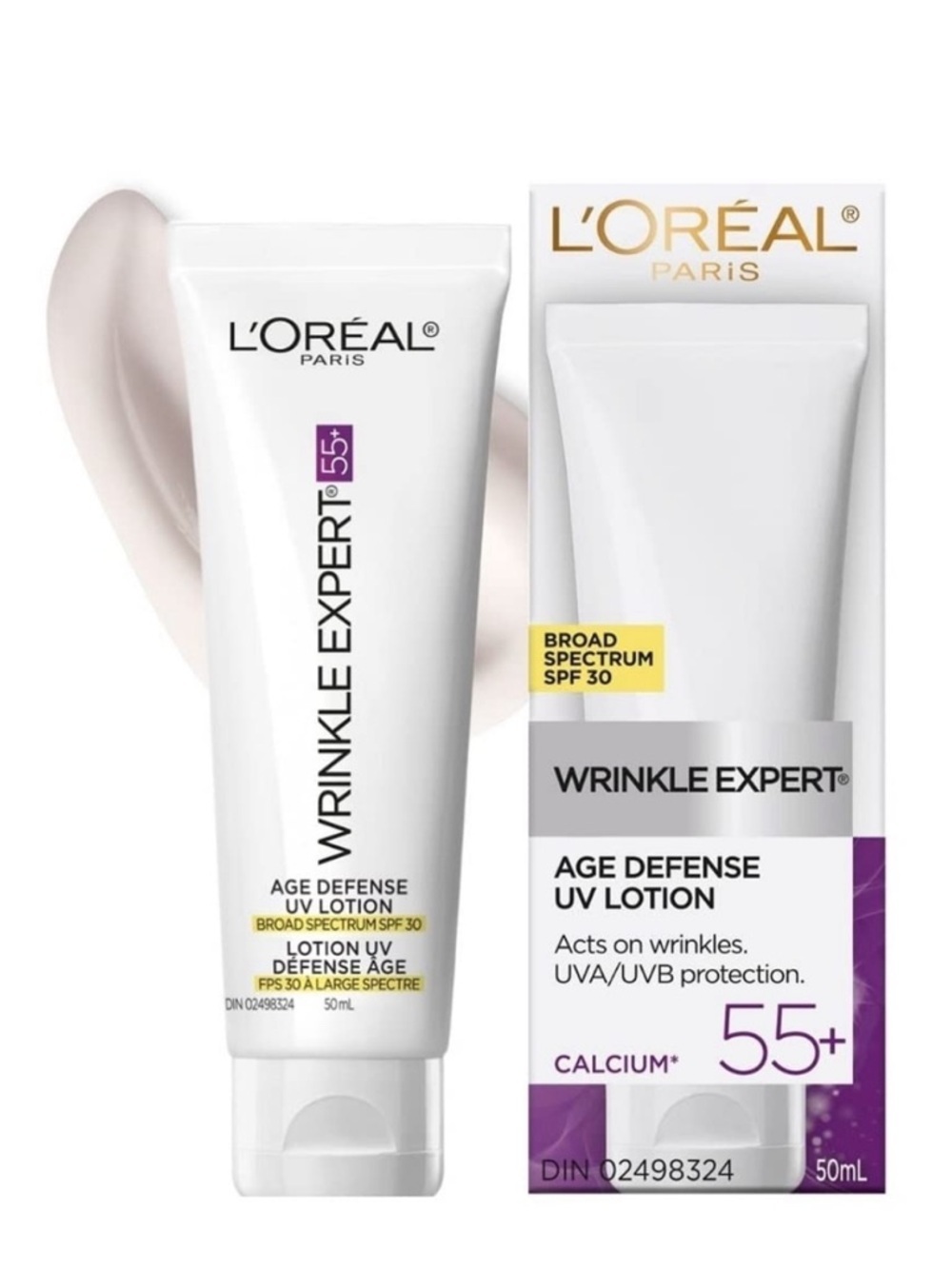 L'Oreal Paris Wrinkle Expert 55+ Anti-Aging Face Moisturizer with Calcium, NWT